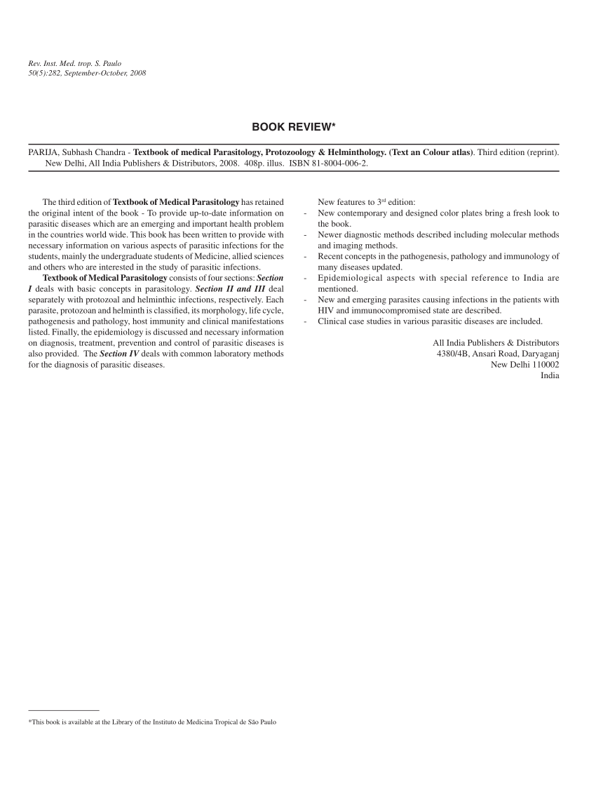 Download parasitology textbook pdf