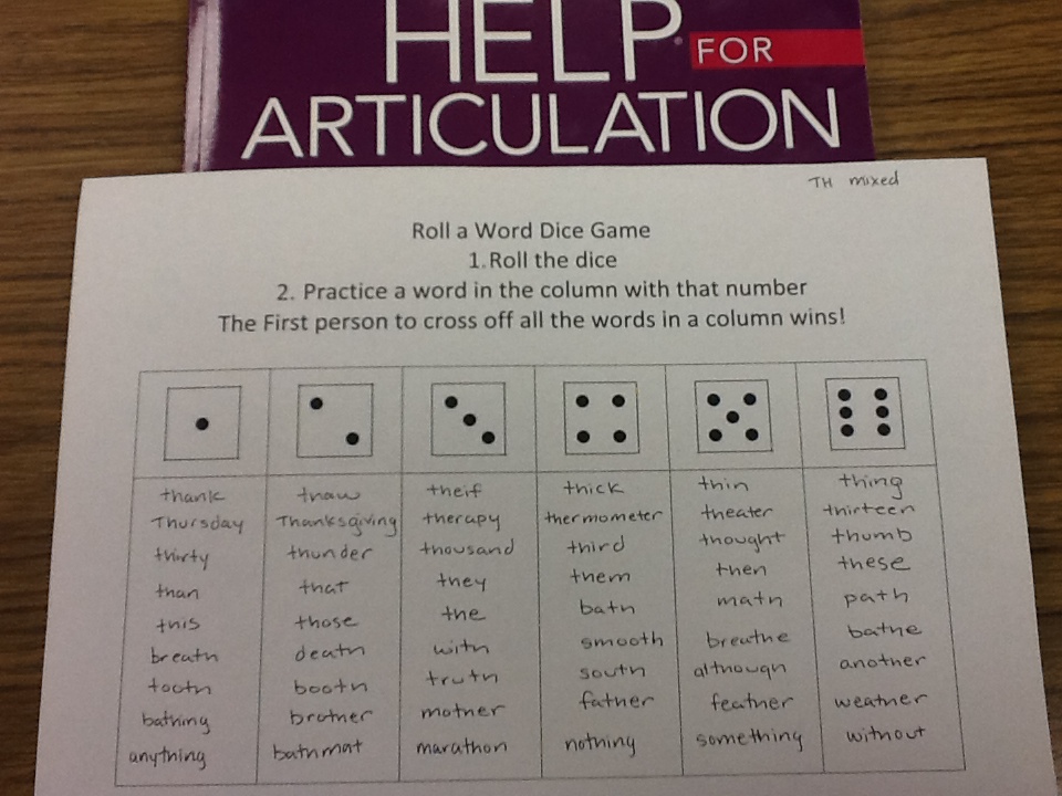 Articulation Games For Speech Therapy